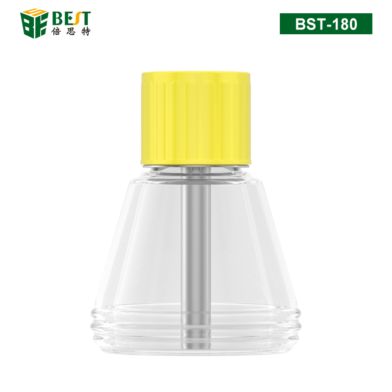 BST-180 玻璃酒精瓶 按壓式玻璃酒精壺 手機(jī)維修洗板水天拿水工業(yè)專(zhuān)用