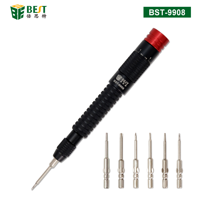 BST-9908 七合一可調(diào)扭力螺絲刀套裝 可調(diào)扭力式螺絲批 帶磁性 可換頭